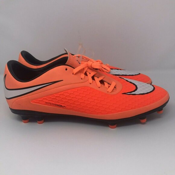 Mens Nike Hypervenom Phelon FG Orange Soccer Cleats 599730-800 Size 11.0 main image 8